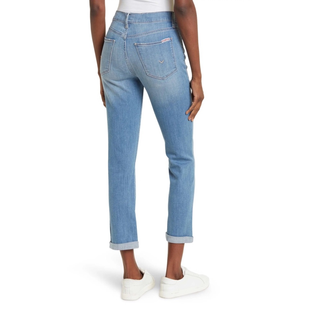 Hudson NWT Blair High-Rise Straight Crop Jeans Light Claudia Wash 28 29 - Picture 4 of 8